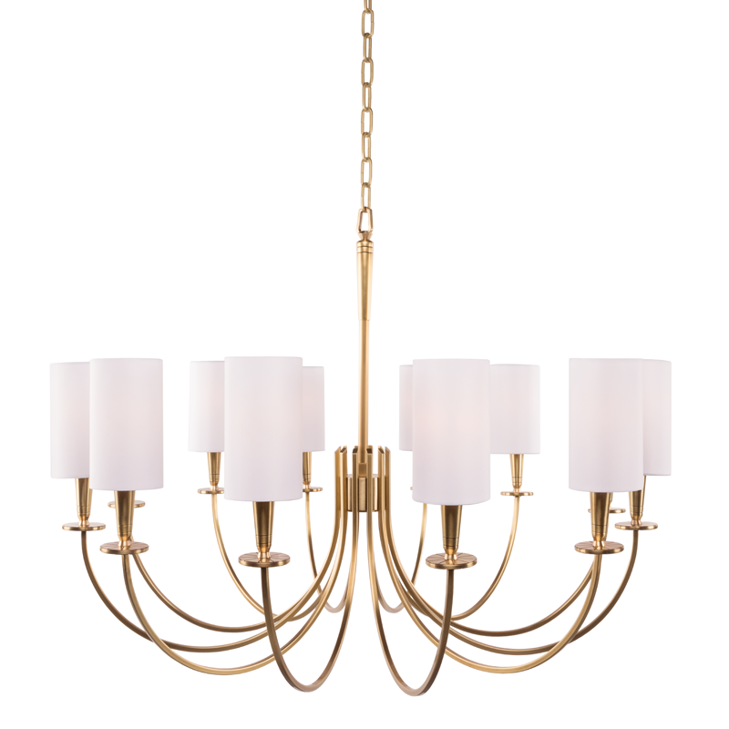 Mason Chandelier | Hudson Valley Lighting - 8032-AGB