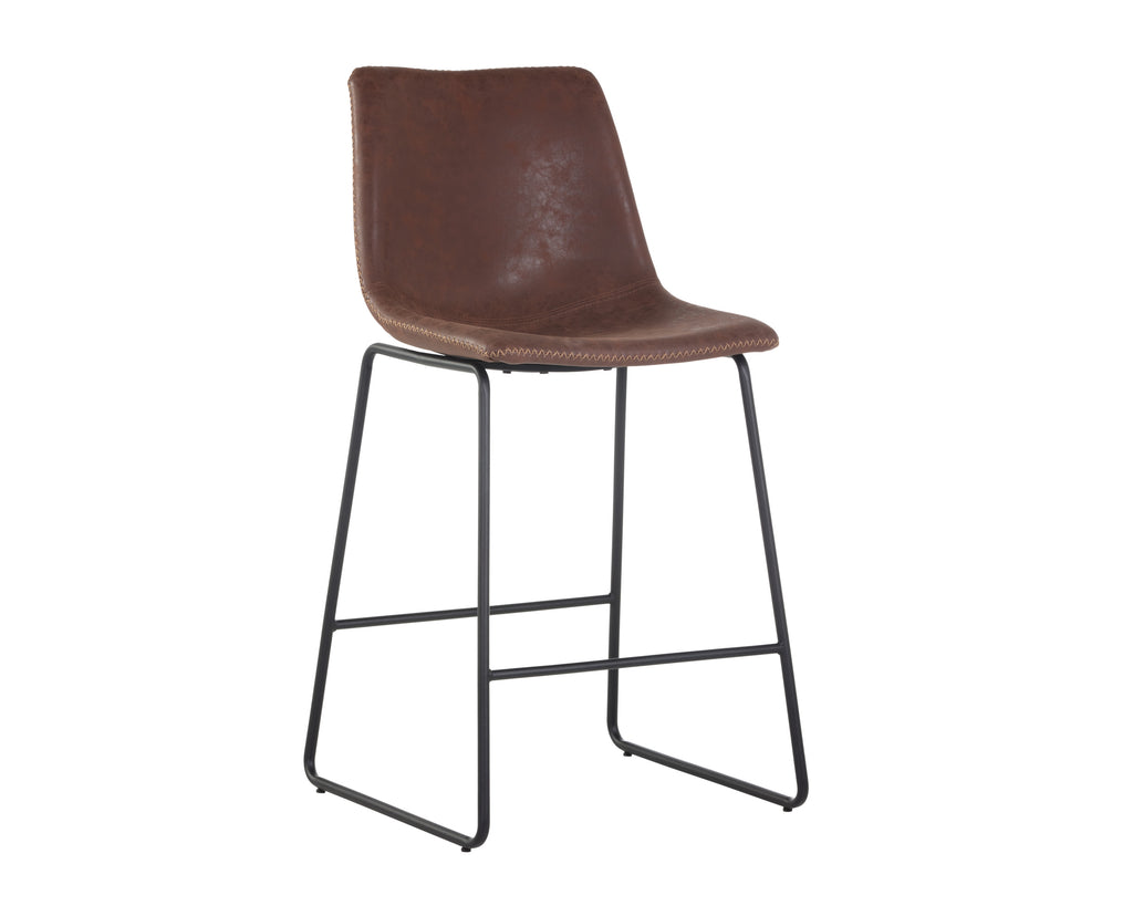 Cal Counter Stool - Antique Brown | Sunpan Furniture - 104036