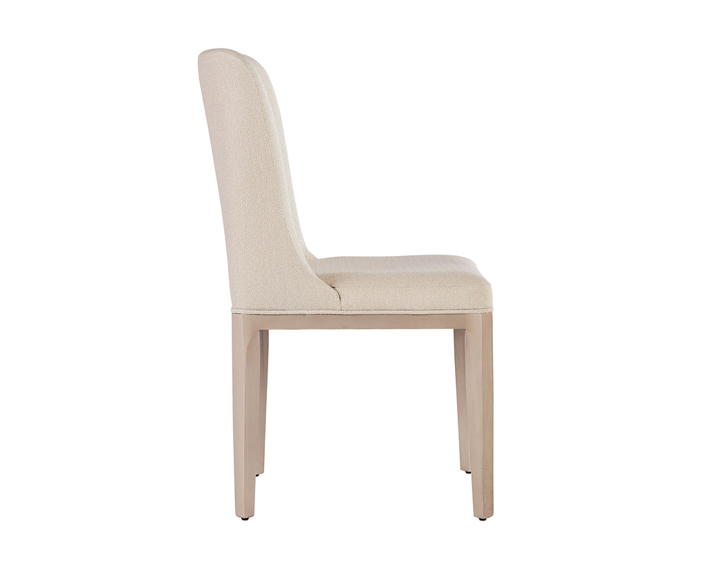 Elisa Dining Chair - Light Oak - Mainz Cream | Sunpan Furniture - 108824