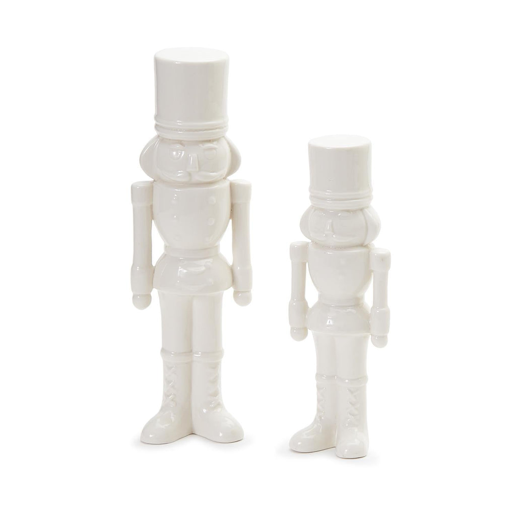 Two's Company Set of 2 Decorative Nutcrackers - Porcelain