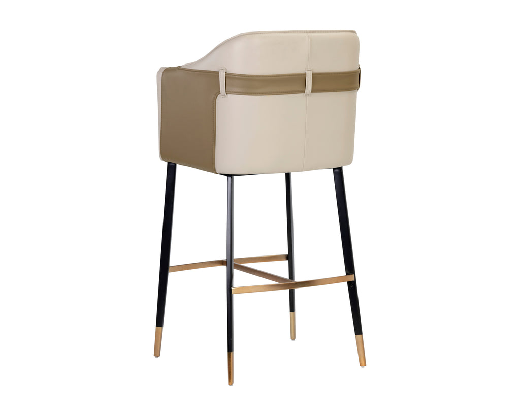 Carter Barstool - Napa Beige / Napa Tan | Sunpan Furniture - 106685