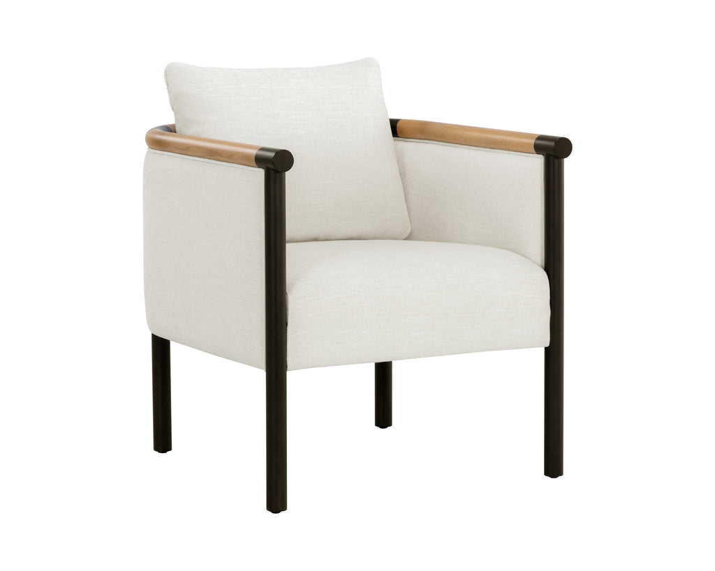 Wilder Lounge Chair - Heather Ivory Tweed | Sunpan Furniture - 111658