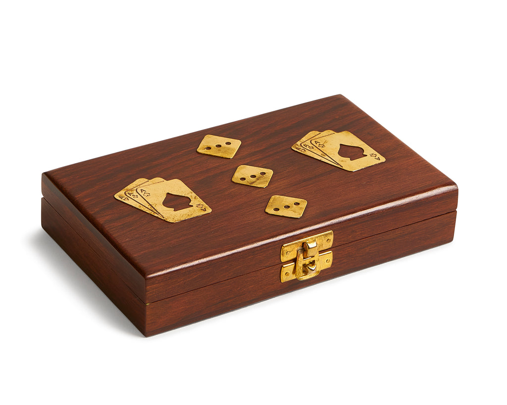 Card Box With Dice | Maitland Smith - 8384-11