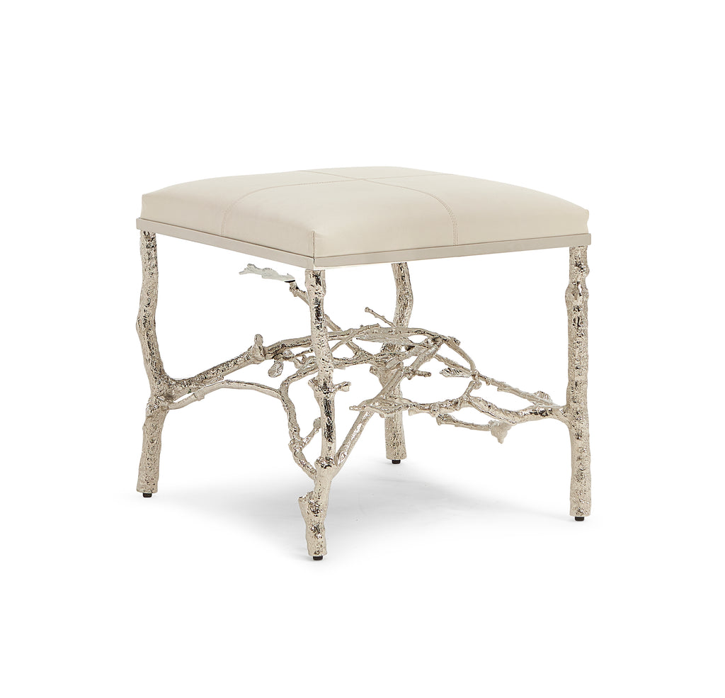 Silver Twig Ottoman | Maitland Smith - 8395-42