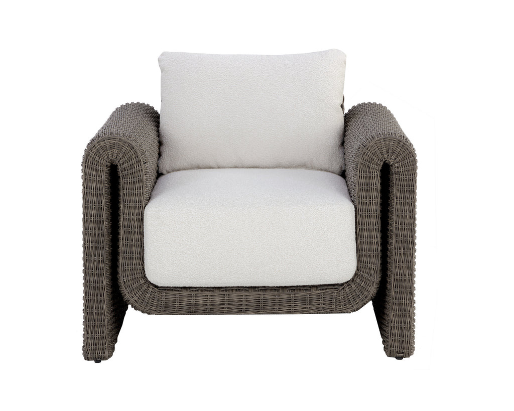 Tibi Lounge Chair - Grey - Louis Cream | Sunpan Furniture - 111680