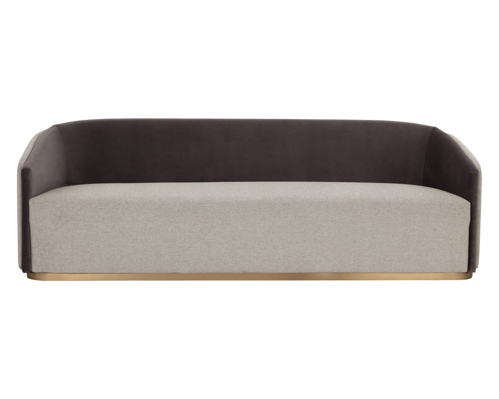 Sheva Sofa - Ernst Sandstone / Meg Ash | Sunpan Furniture - 111019