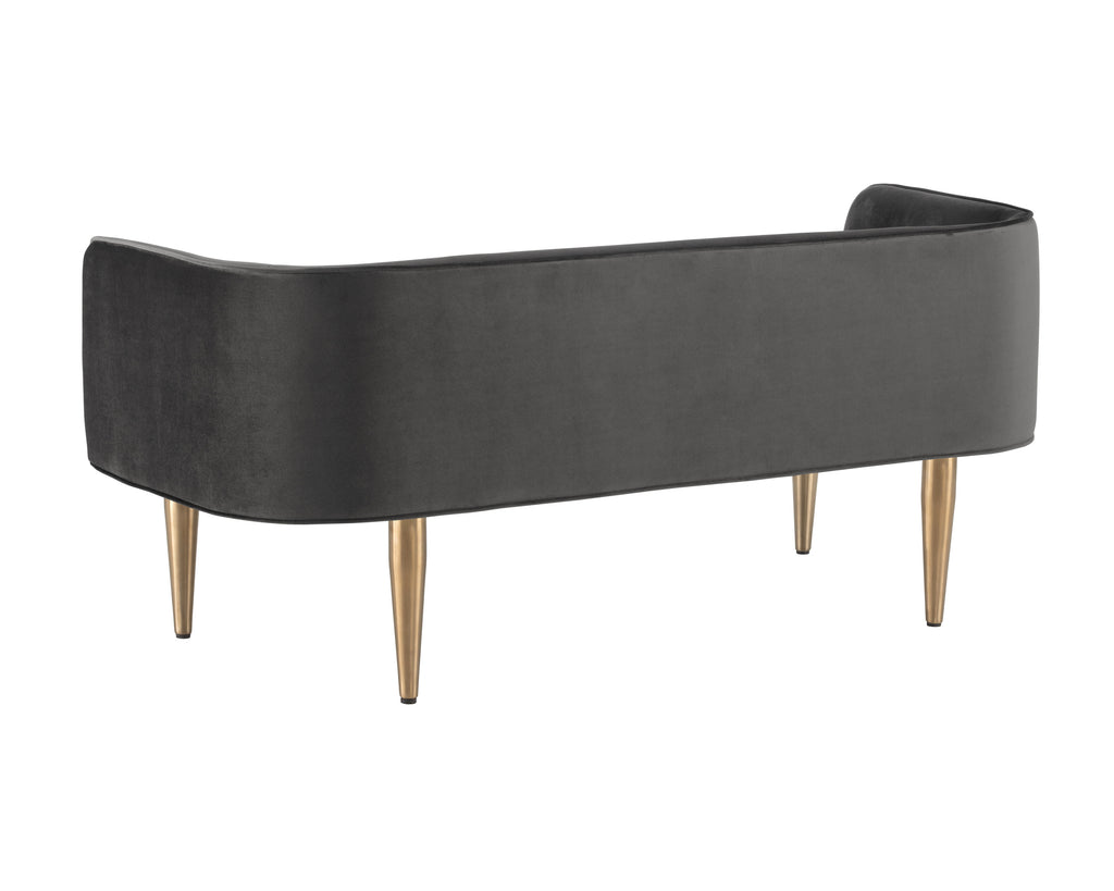 Sammy Bench - Grey Sky | Sunpan Furniture - 104513