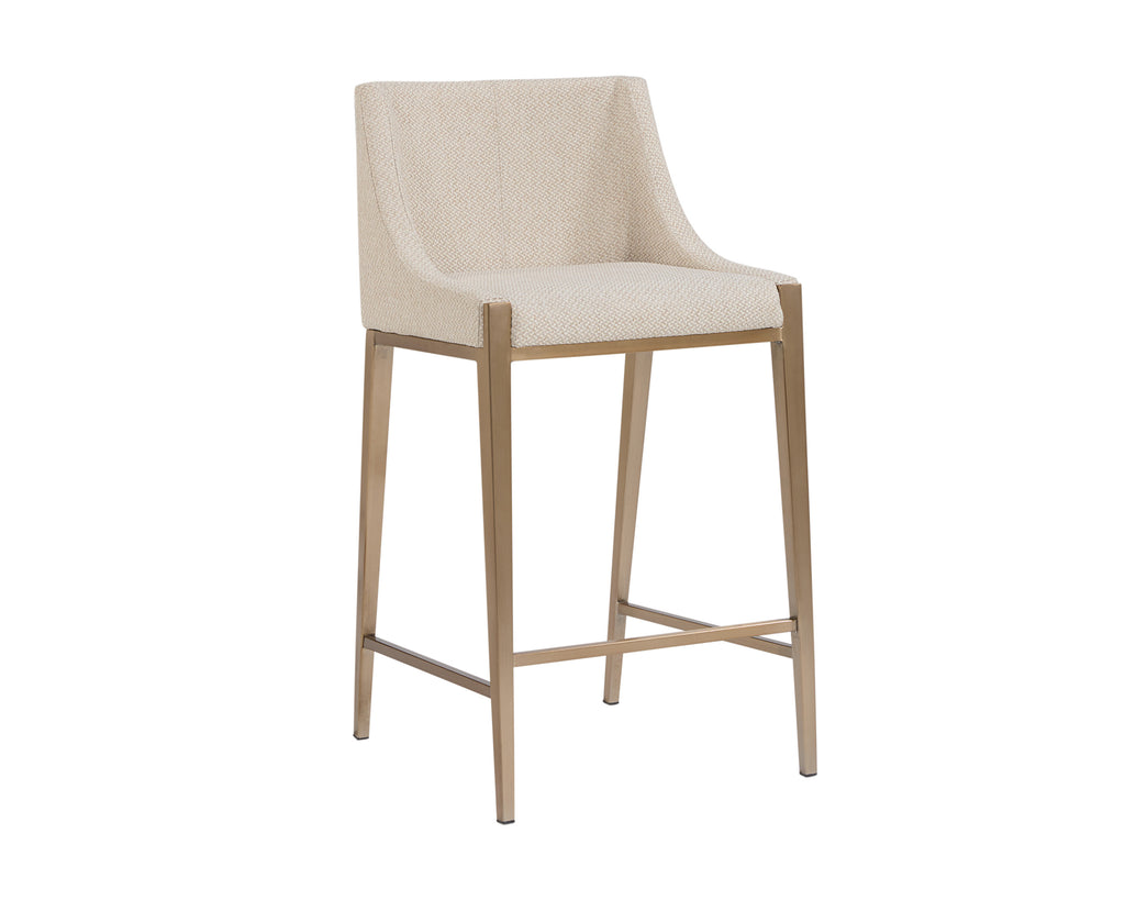 Dionne Counter Stool - Monument Oatmeal | Sunpan Furniture - 108511