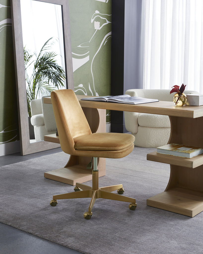 Berget Office Chair - Gold Sky | Sunpan Furniture - 109792