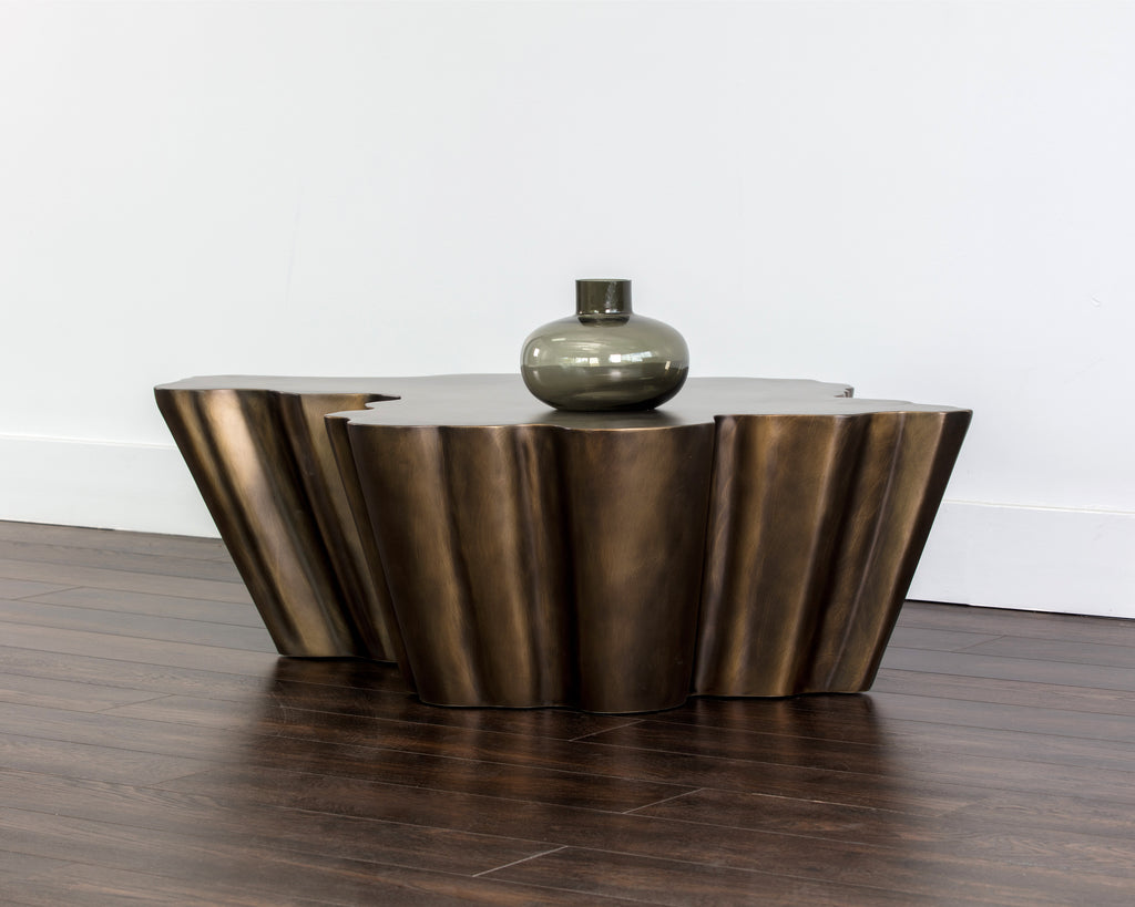 Lynx Coffee Table - Antique Bronze | Sunpan Furniture - 107148