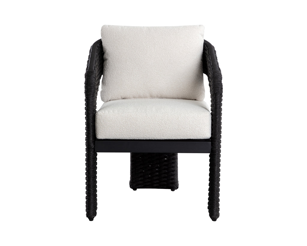 Pylos Dining Armchair - Black - Louis Cream | Sunpan Furniture - 111682