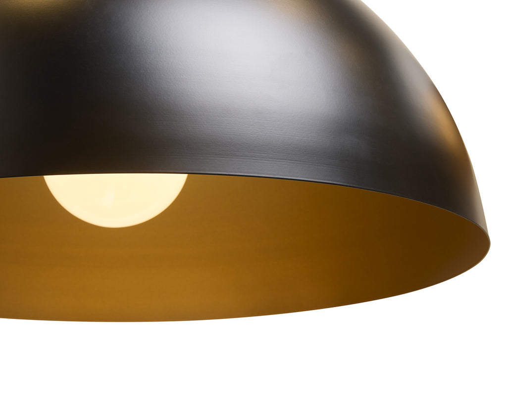 Lohn Pendant Light - Matte Black | Sunpan Furniture - 107934