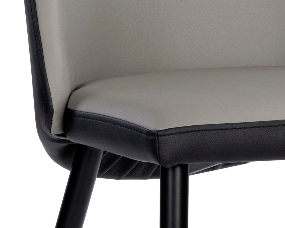 Kline Dining Chair - Dillon Stratus / Dillon Black | Sunpan Furniture - 107646