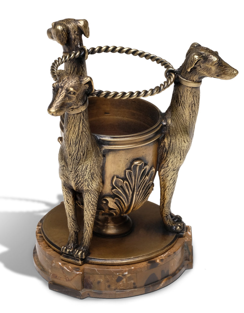 Guard Dogs Pen Holder | Maitland Smith - 89-1610