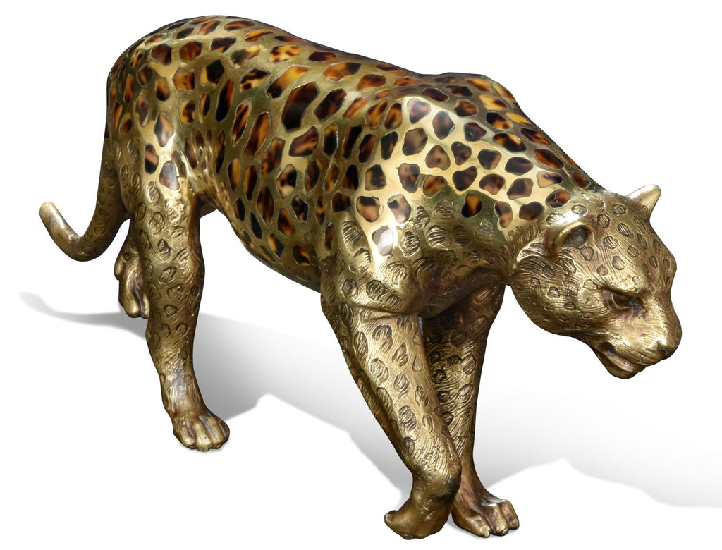 Prowling Leopard Sculpture | Maitland Smith - 89-1803