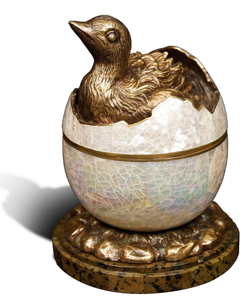 Ostrich Egg Box | Maitland Smith - 89-1901