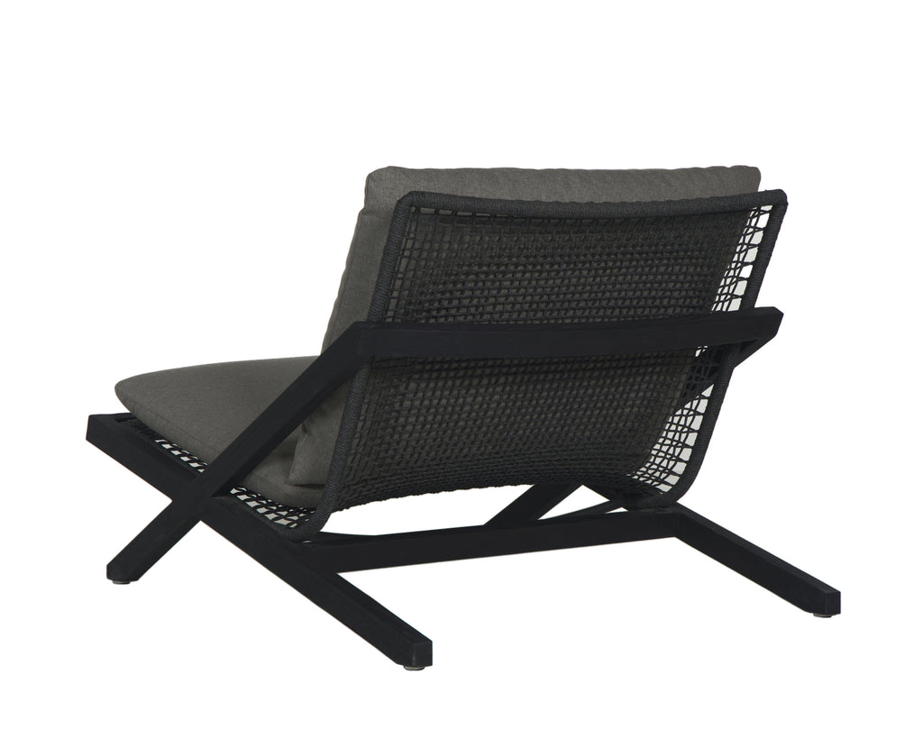 Bari Lounge Chair - Charcoal - Gracebay Grey | Sunpan Furniture - 109460