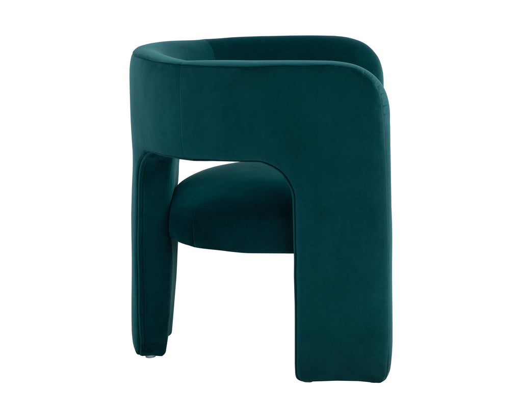 Isidore Lounge Chair - Meg Teal | Sunpan Furniture - 109721