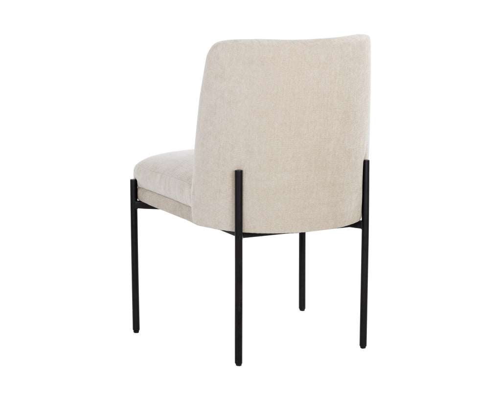 Richie Dining Chair - Black - Danny Ivory | Sunpan Furniture - 108860