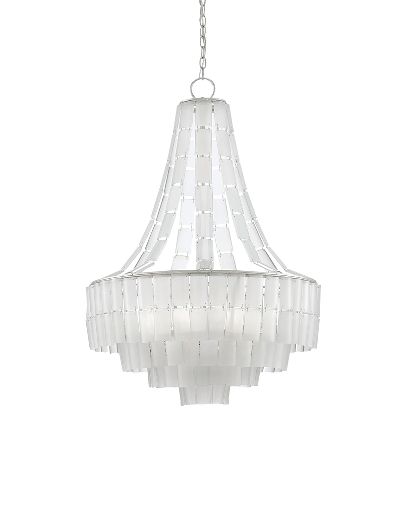 Currey & Co Vintner White Chandelier | 9000-0159