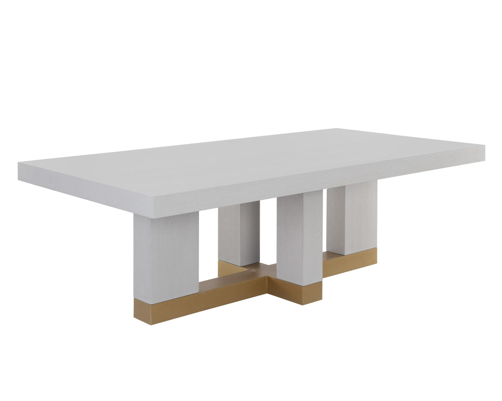 Greco Dining Table - Gauntlet Grey - 94.5" | Sunpan Furniture - 109756