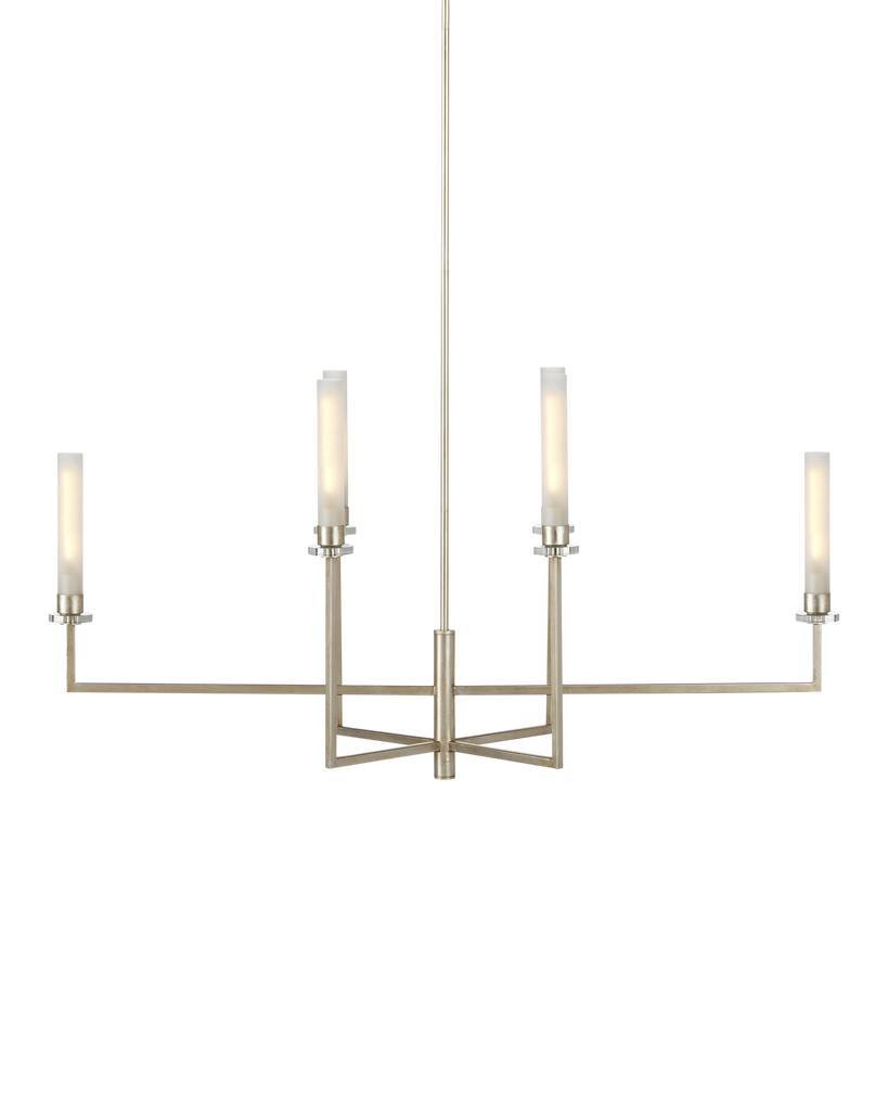 Currey & Co Courante Silver Chandelier | 9000-1093