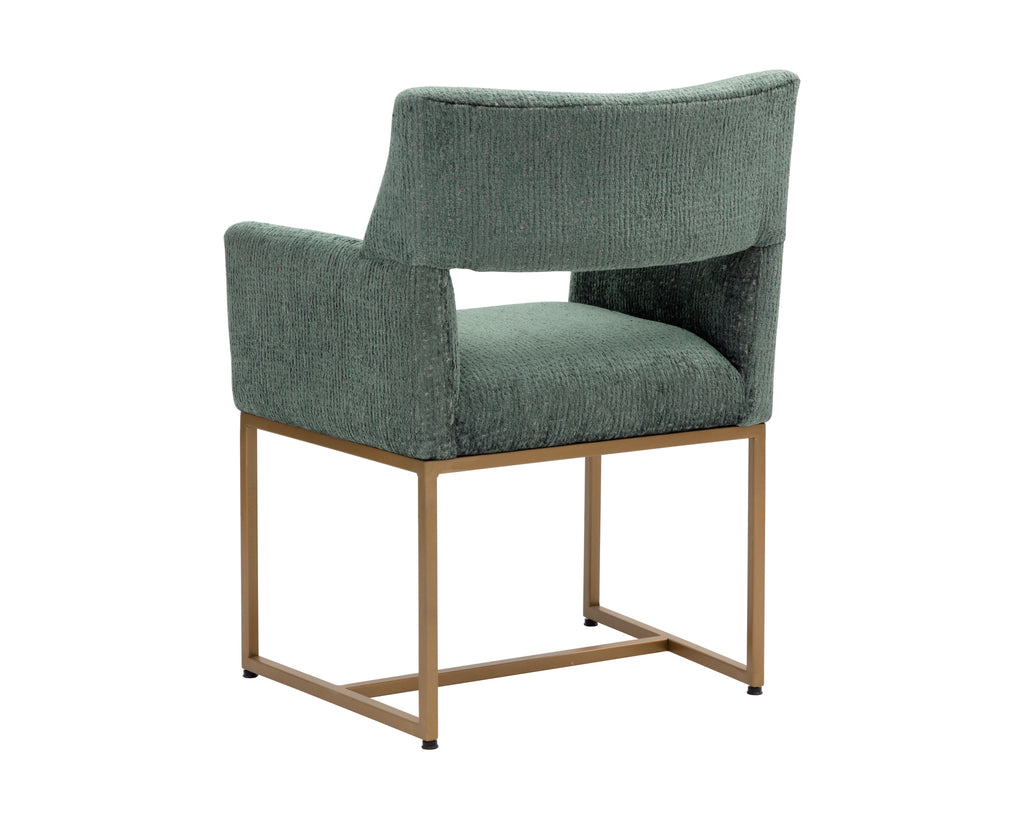 Greco Dining Armchair - Aura Teal | Sunpan Furniture - 110782