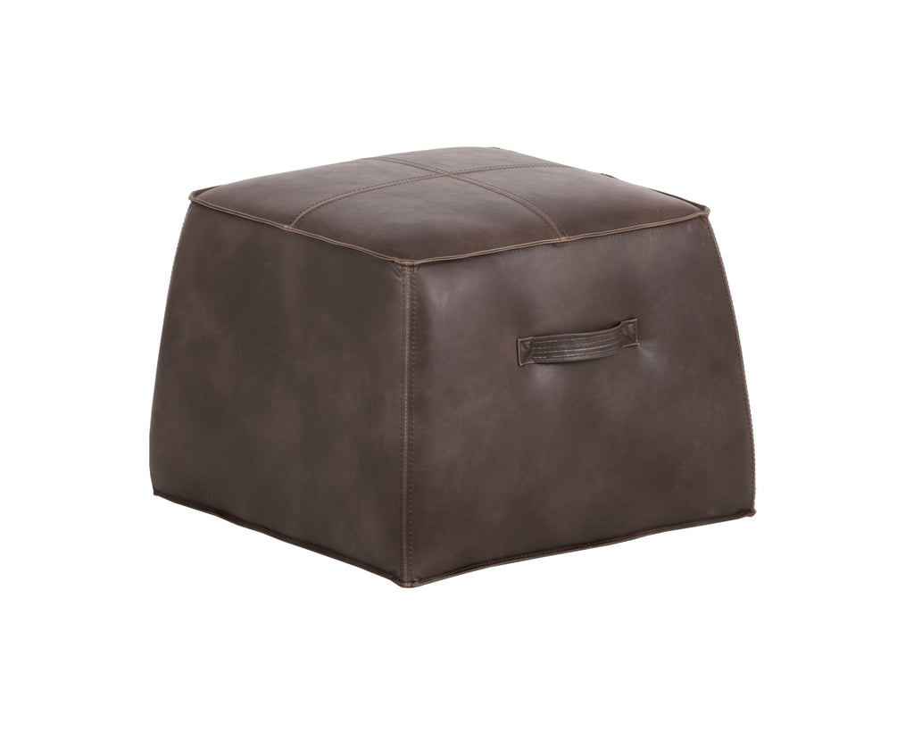 Aspen Ottoman - Havana Dark Brown | Sunpan Furniture - 102831