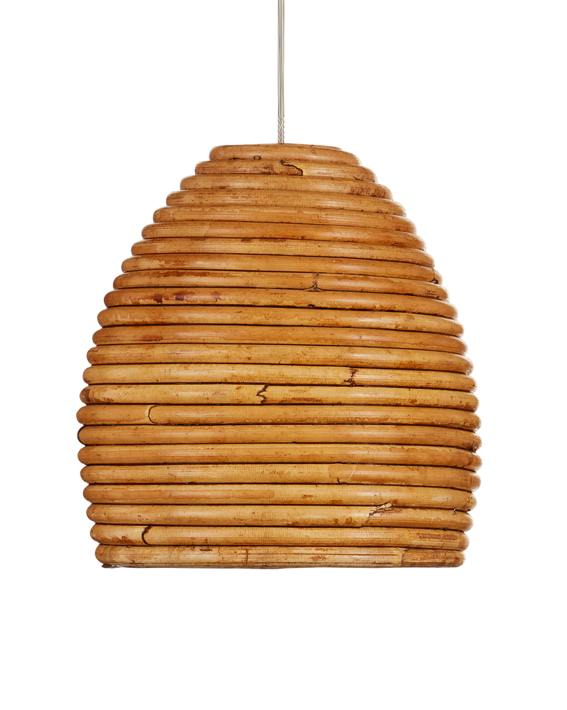 Currey & Co Beehive 1-Light Round Multi-Drop Pendant | 9000-0998