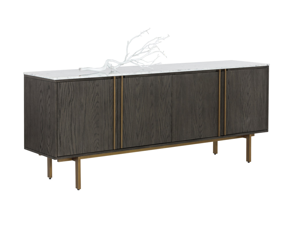 Briar Sideboard - Dark Brown | Sunpan Furniture - 107441