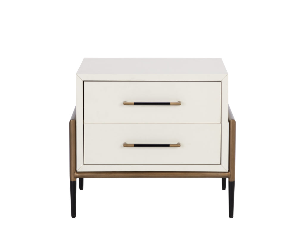 Weldrick Nightstand - Oyster | Sunpan Furniture - 110813