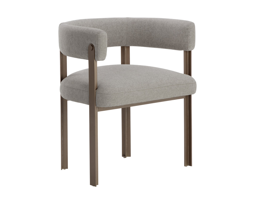 Mae Dining Armchair - Ernst Sandstone | Sunpan Furniture - 109377