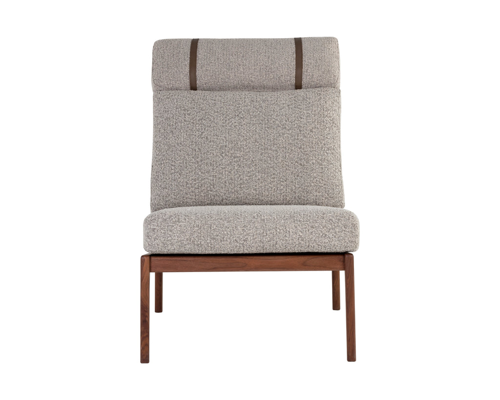 Elanor Lounge Chair - Walnut - Altro Cappuccino | Sunpan Furniture - 107099