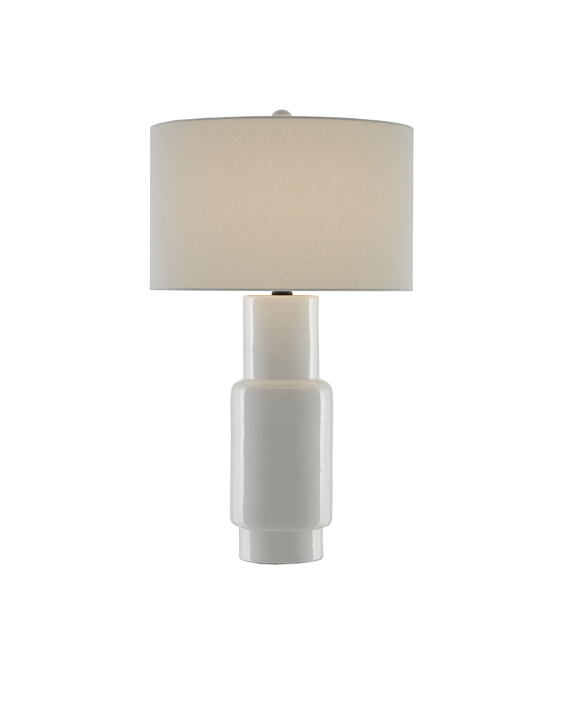 Currey & Co Janeen White Table Lamp | 6000-0300