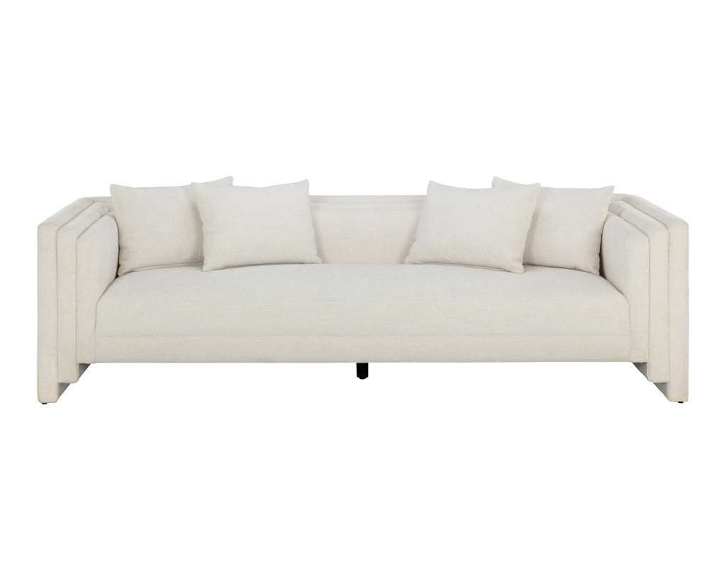 Kira Sofa - Heather Ivory Tweed | Sunpan Furniture - 111653