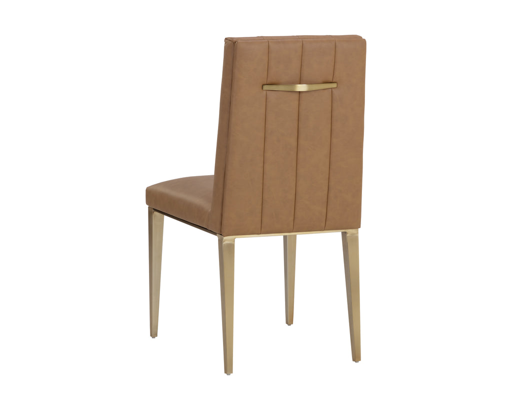 Wilbur Dining Chair - Milliken Cognac | Sunpan Furniture - 111429