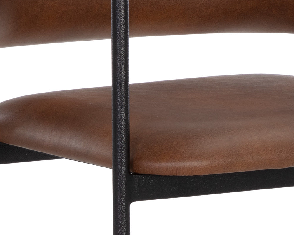 Brenan Barstool - Bravo Cognac | Sunpan Furniture - 108095