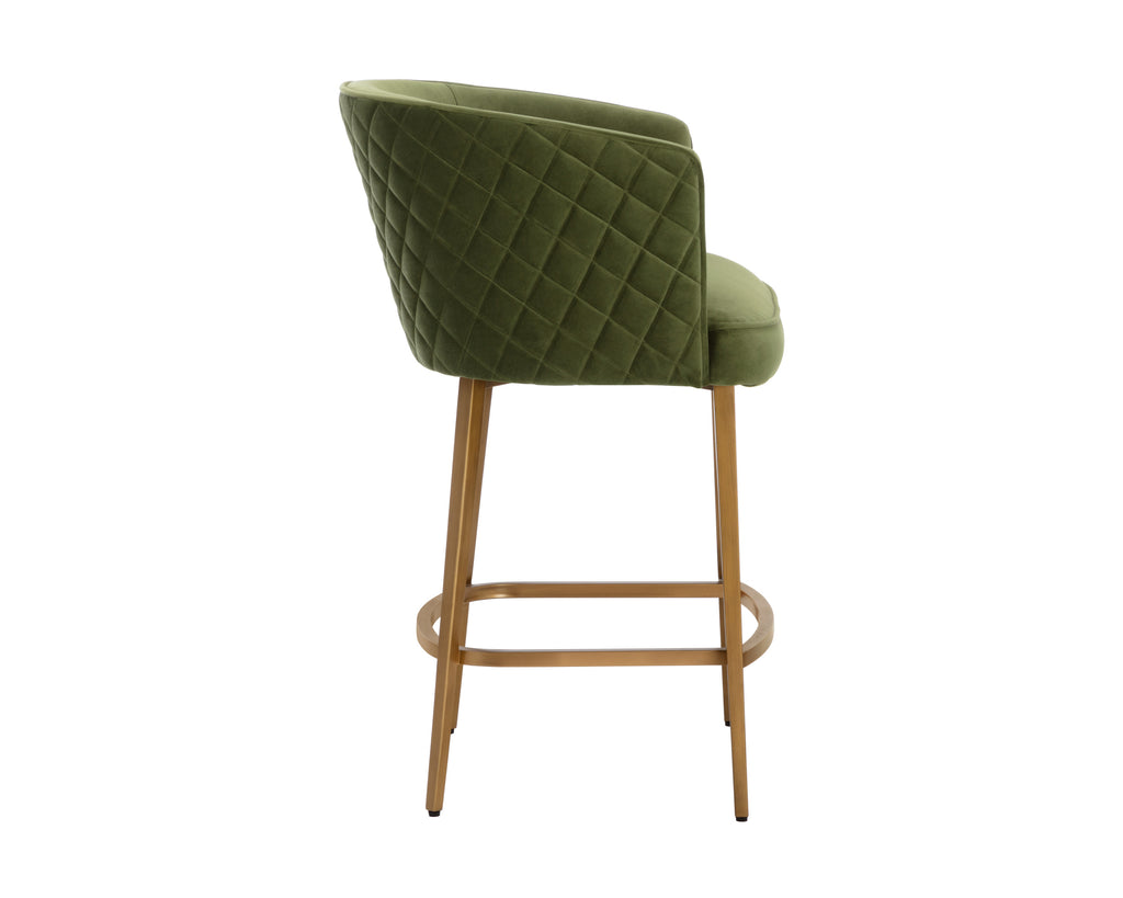 Cornella Counter Stool - Meg Olive | Sunpan Furniture - 109863