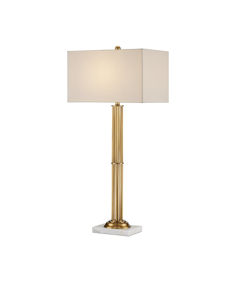 Currey & Co Allegory Brass Table Lamp | 6000-0808