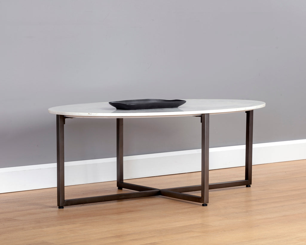 Kiara Coffee Table - Oval | Sunpan Furniture - 106523