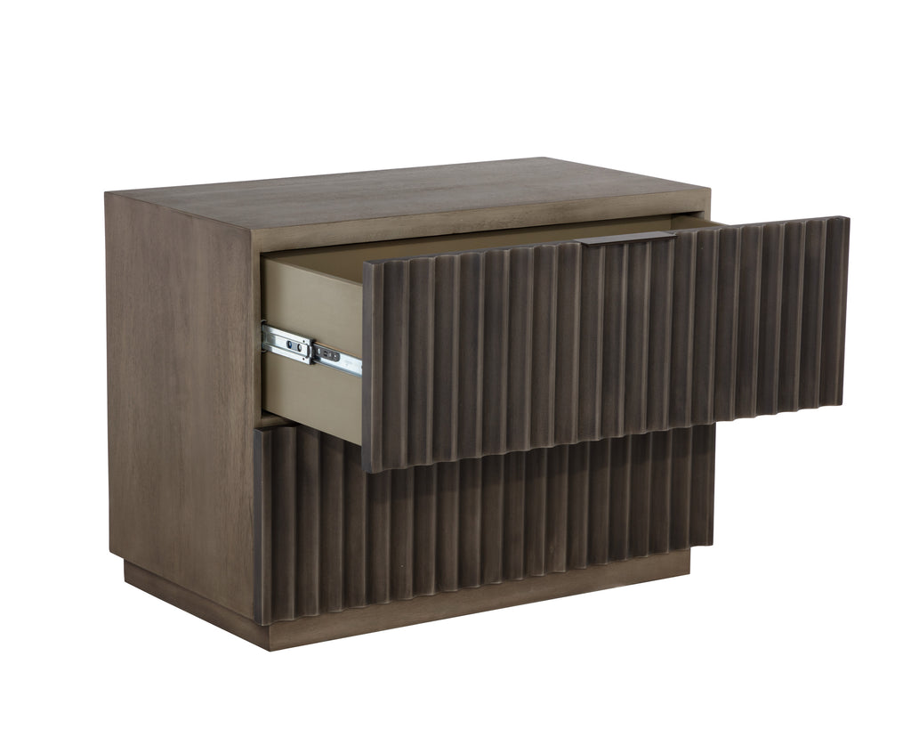 Carlin Nightstand - Taupe | Sunpan Furniture - 110640