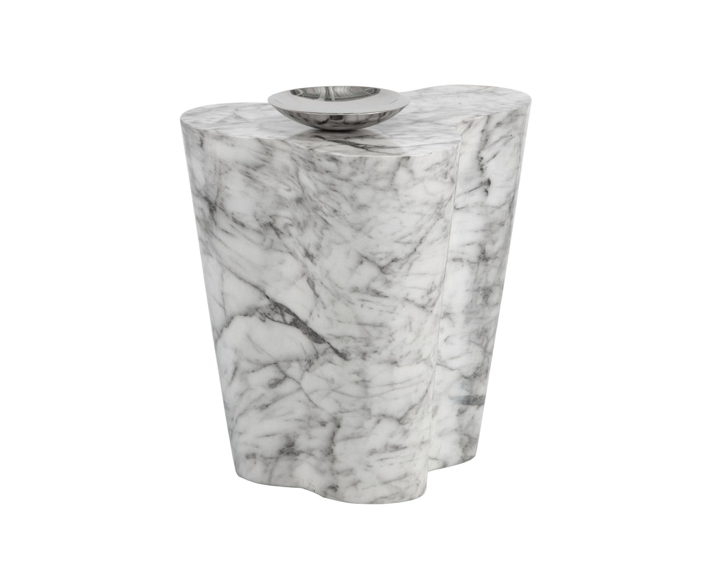 Ava Side Table - Large - Marble Look | Sunpan Furniture - 103311