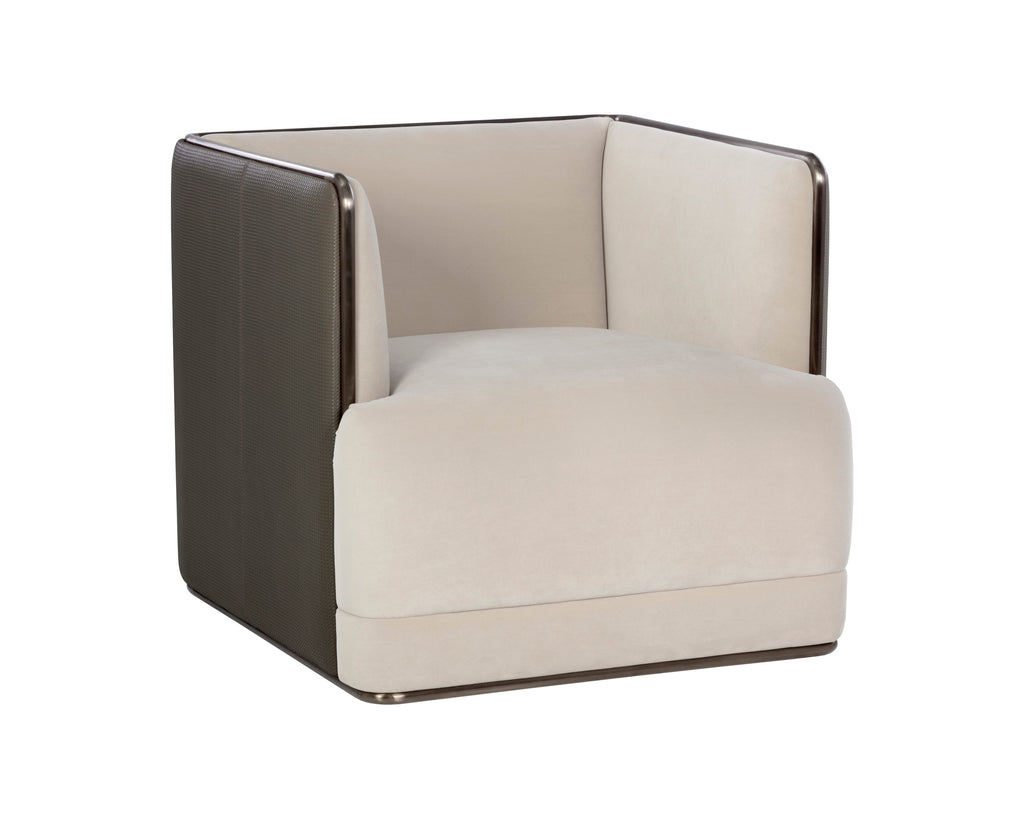 Sierra Armchair - Meg Taupe / Porcini Taupe | Sunpan Furniture - 108049