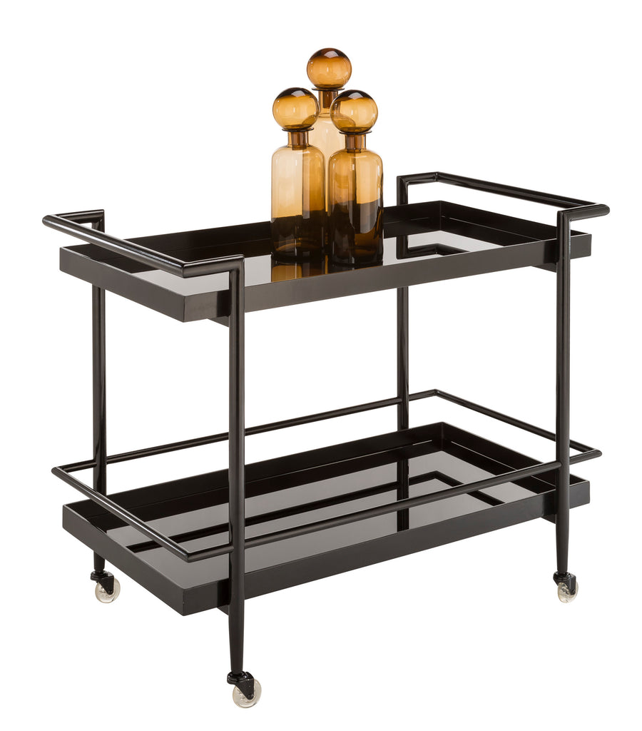 Livingston Bar Cart - Black | Sunpan Furniture - 100913