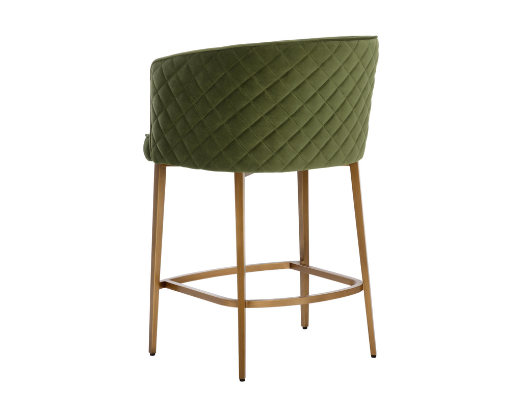 Cornella Counter Stool - Meg Olive | Sunpan Furniture - 109863