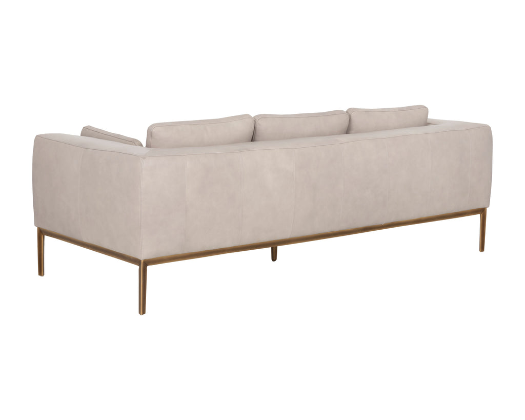 Burr Sofa - Bali Bone Leather | Sunpan Furniture - 106598