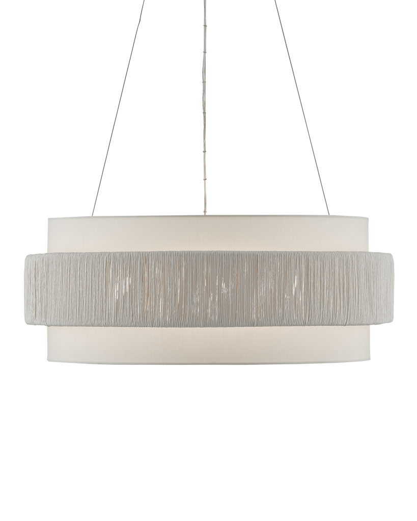 Currey & Co Rousham White Chandelier | 9000-0735