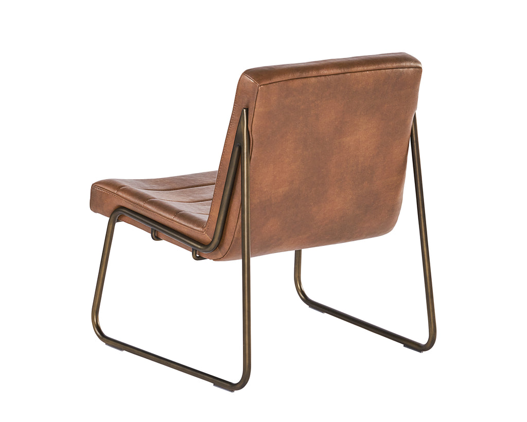 Anton Lounge Chair - Bravo Cognac | Sunpan Furniture - 104843