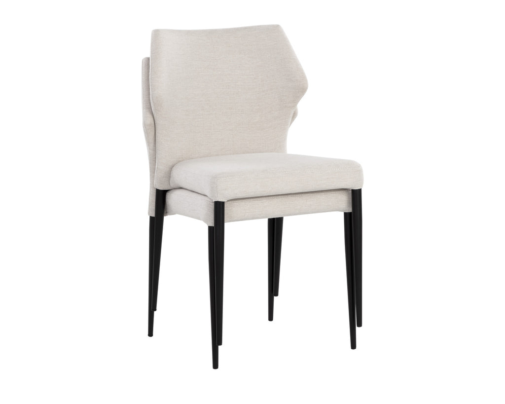 James Stackable Dining Chair - City Beige | Sunpan Furniture - 107682