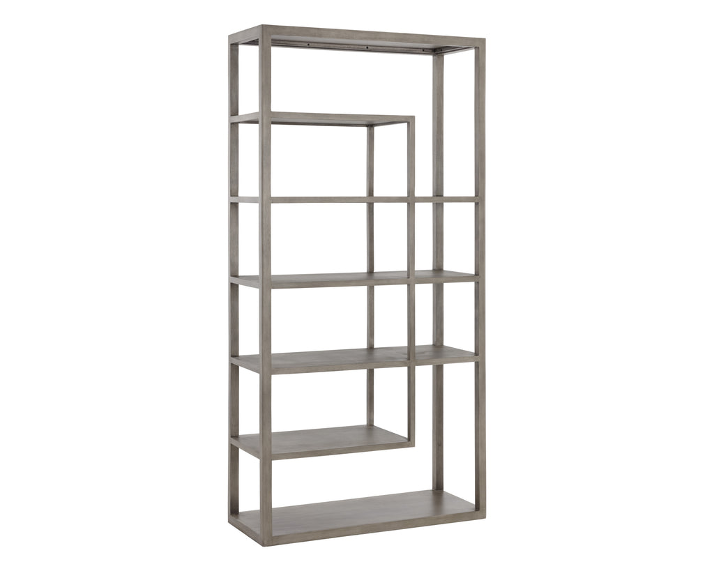 Kenzie Bookcase - Grey | Sunpan Furniture - 109601